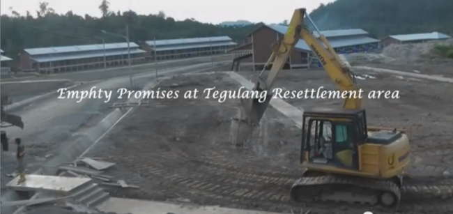 building site - the Penan's 'bright new future'