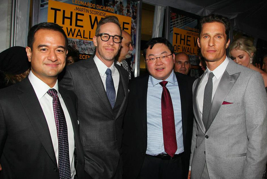 Riza Aziz, Mcfarland, Jho Low enggau siku ari pengelulu wayang Wolf of Wall Street, Mathew Mcconaughey