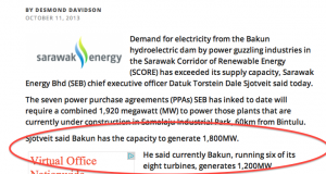 Portal Malaysian Insider – lebuh dipinta nerangka nama kebuah beguna bendar ngaga mayuh agi tekat, Sjotveit dipeda besedia madahka kuasa kipas turbin nya semina ngeluarka 200MW kuasa aja!