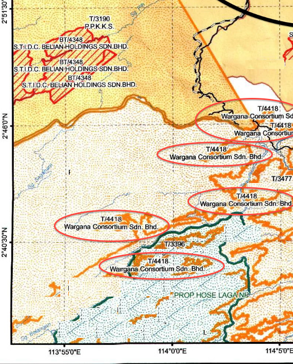 Wargana's timber concessions - Billy Abit Joo MP has been director since way back in 2005