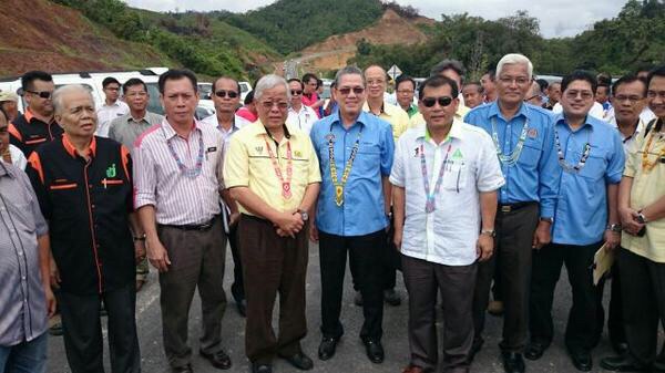 Trusted lieutenant - Michael Manyon with Bustari's brother PWD Minister Fadillah Yusuf