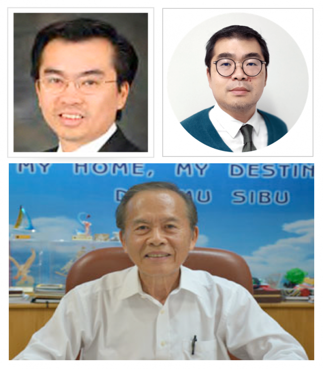 Top left: Tiong Chiong Hee, Top right: Tiong Chiong Yong and bottom: Dudong MP, Tiong Thai King 