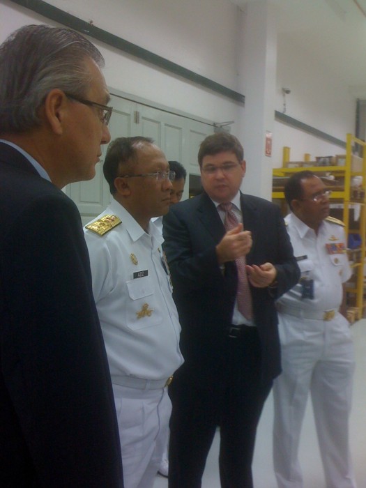 Heady days - visit by Chief of the Navy in 2011