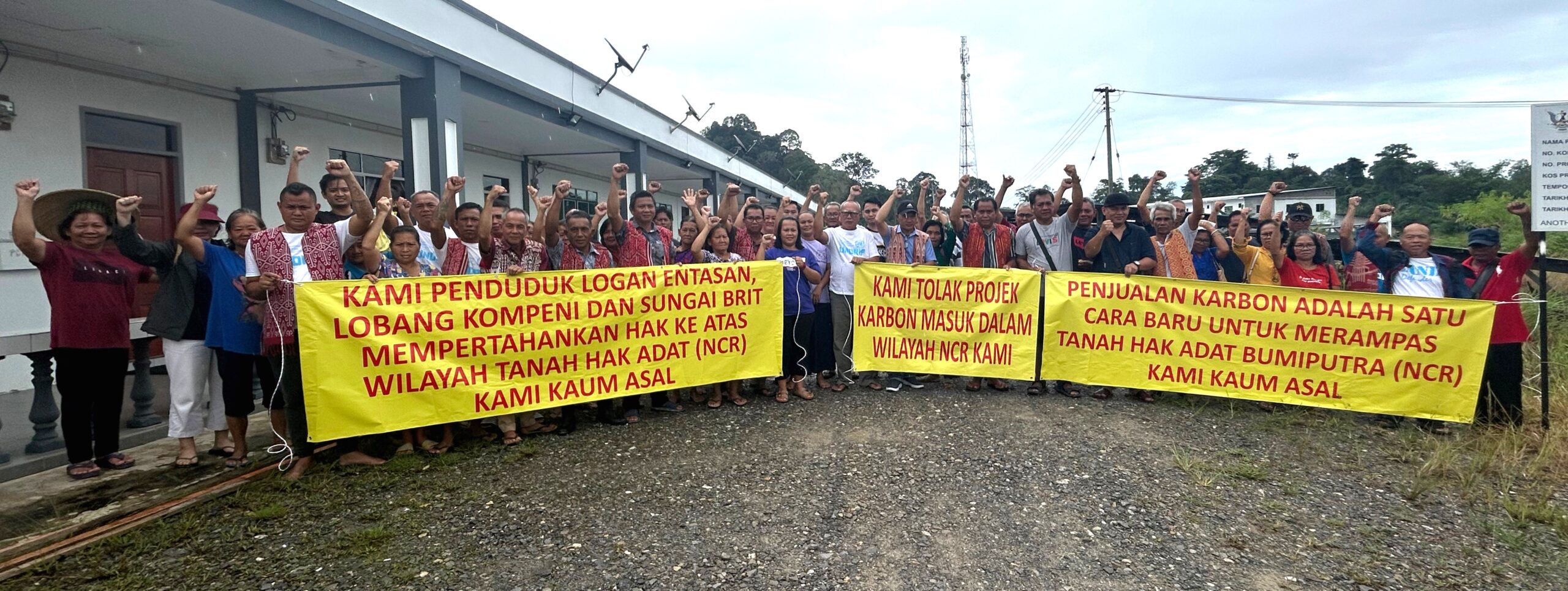 Marudi Villagers Protest Against Samling’s ‘SaraCarbon’ Carbon Credit Project